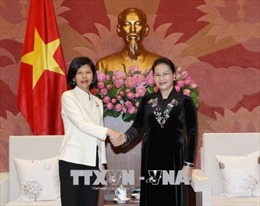 Chủ tịch Quốc hội Nguyễn Thị Kim Ngân tiếp Đại sứ Canada 